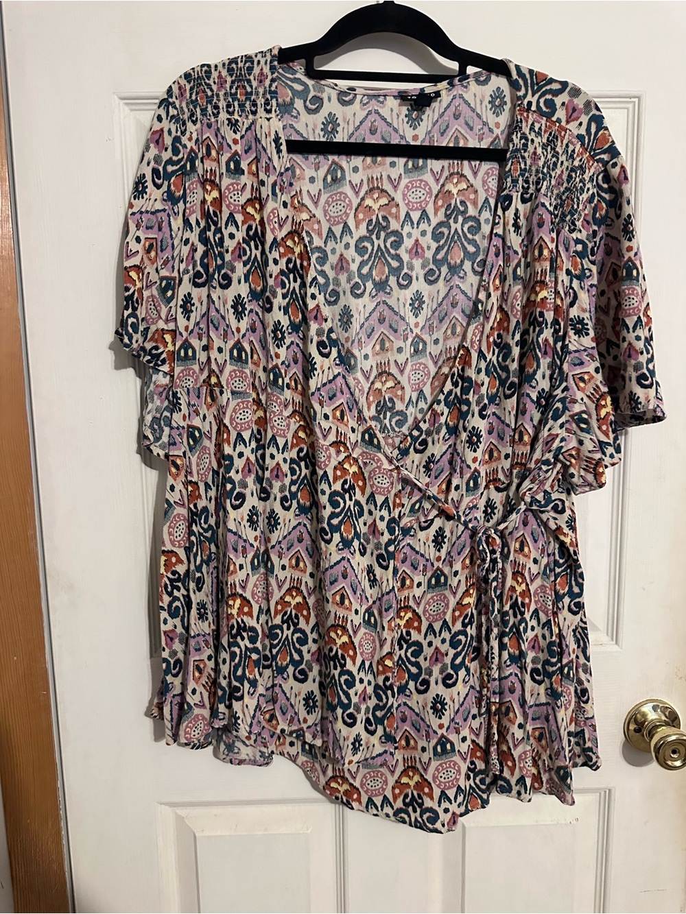 Torrid paisley wrap top
